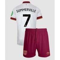 West Ham United Crysencio Summerville #7 Replika babykläder Tredjeställ Barn 2024-25 Kortärmad (+ korta byxor)